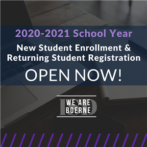 Enrollment Open for 2020-2021 School Year 